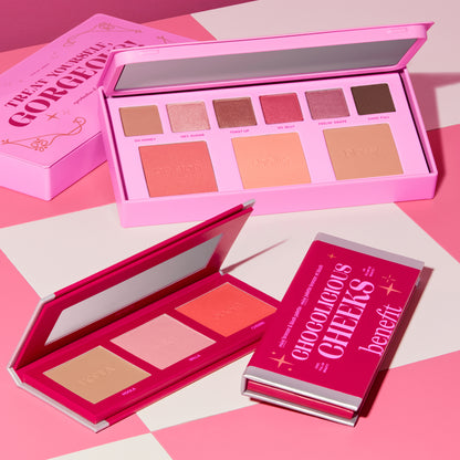 Chocolicious Cheeks bronzer and blush palette ($106 value)