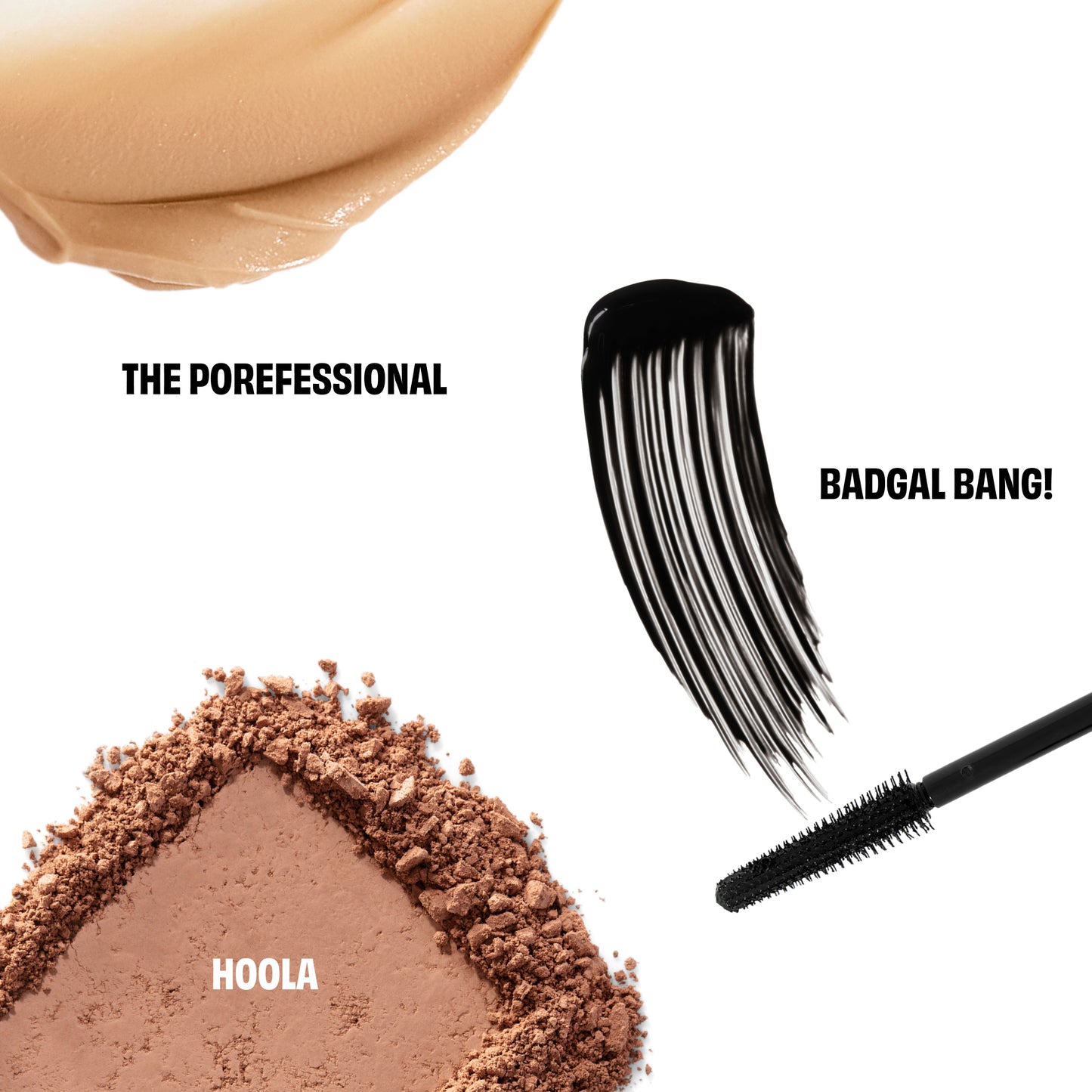 BADgal Energy mascara, pore primer & bronzer trio ($122 value)