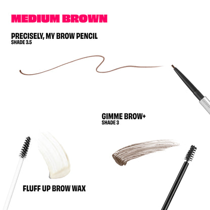 So Eggstra Brows brow pencil, brow wax & brow gel trio ($111 value)